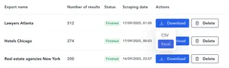 Real-time scraping
